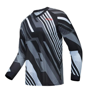 Personalizado Adultos Motocross Jersey Manga Larga Equipo Deporte Diseño Invierno Transpirable Secado rápido Calidad Sublimación Servicio OEM - Product Image 2