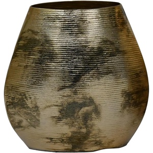 Vase en fer nickelé fabriqué à la main décor en métal intemporel Vase à fleurs personnalisable Vase élégant personnalisé pour la maison et le bureau - Product Image 5