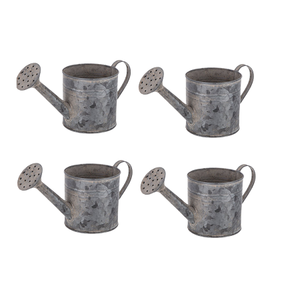 Ensemble de quatre canettes d'eau galvanisées taille et forme personnalisées accessoires de jardin arrosoir avec la plus grande qualité - Product Image 1