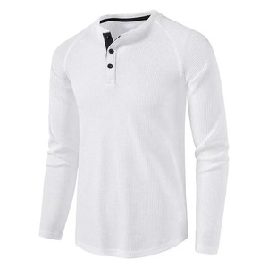 Suéter de lana merino 100% para hombre, jersey con cuello redondo, Tops de una pieza, listo para usar, suéter de Color sólido para otoño e invierno, conceptos básicos versátiles - Product Image 4
