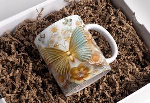 Taza de café de sublimación de cerámica blanca brillante, venta al por mayor, taza imprimible de transferencia de calor, logotipo personalizado, regalo promocional personalizado - Product Image 2