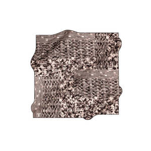 Designer Digital Print Silk Crepe Satin <b>Square</b> <b>Scarf</b> Stylish Summer Accessory - Product Image 1