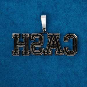 Más vendido Iced Out 925 Sterling Silver Leb Grown Letter colgante hombres Hip Hop joyería diseño personalizado nombre inicial colgante - Product Image 2