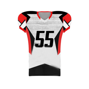 INDEX APPAREL Conjunto de Uniforme de Fútbol Americano para Hombre, Cuello en V, Sin Mangas, Sublimado, con el Número 55 para Adultos - Product Image 2
