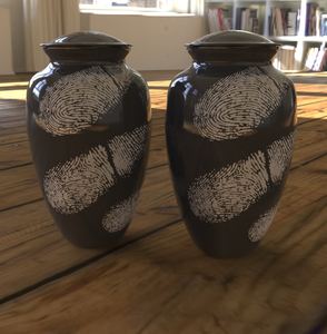 Urna de cremación roja elegante para cenizas, suministros funerarios, MAX B L fabricante indio, urna de cremación de exportación - Product Image 4