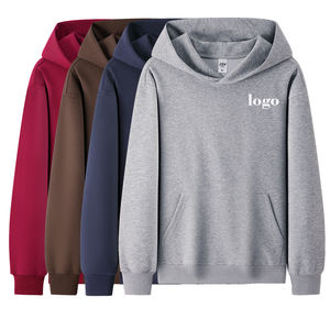 Hoodies épais 400gsm Logo personnalisé Hoodies de haute qualité Hommes et femmes Vêtements de haute qualité - Product Image 1
