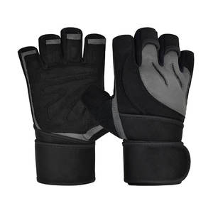 Suministro directo de fábrica Diseño OEM Guantes de gimnasio de levantamiento de pesas Estilo básico Ropa al aire libre Guantes de gimnasio de levantamiento de pesas unisex - Product Image 4