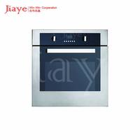 Fours encastrables personnalisés en usine Four de cuisson et de pizza à cadre en acier inoxydable en verre Four électrique Appareils de cuisine Ventilateur à convection