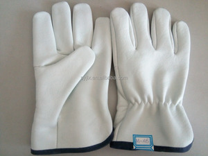 ถุงมือป้องกันหนังวัวลายหนังวัวสำหรับขับรถ - Product Image 5