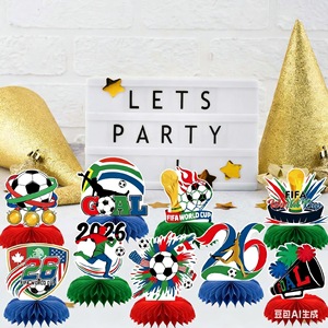 2026 for World Cup <b>Honeycomb</b> Table Centerpiece Party <b>Decoration</b> for Canada Mexico USA - Product Image 3