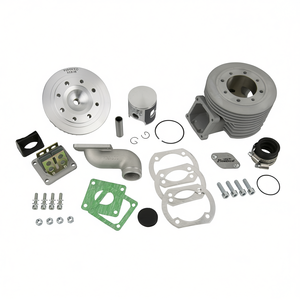 Nouveau kit cylindre en aluminium à soupape à lamelles Big Bore 145cc Zuera VTR pour scooters 2 temps haute performance, rénovation/amélioration, fabriqué en Italie - Product Image 2