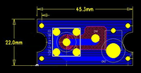 Módulo de Conector Hembra para TV F-81, Modelo PCBA TV04 para Aplicaciones de TV y Satélite, Reino Unido/UE, 45.3x22x32.8mm