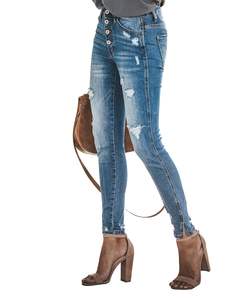 Últimos Pantalones Cortos Casuales de Cintura Media Elástica, Holgados, Transpirables, Tallas Grandes, 100% Algodón Vaquero, Estilo Hip Hop, Streetwear, Lavado, Acampanados - Product Image 3