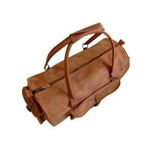 Bolsa de Viaje de Cuero de Lujo con Forro Suave y Detalles de Costura Resistentes, Gran Capacidad para Viajes de Fin de Semana o para el Gimnasio - Product Image 3