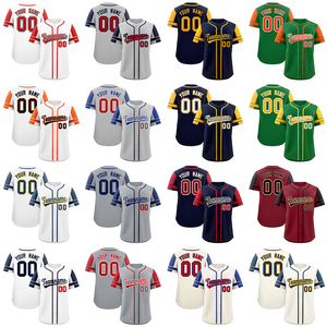 Camiseta de Béisbol Personalizada Unisex con Nombre y Número, Manga Corta con Botones, Uniforme de Equipo Estampado - Product Image 2