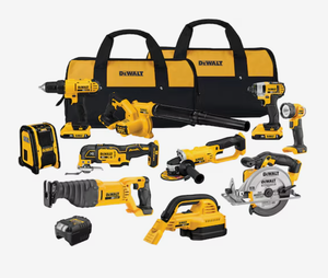 Set di Utensili DeWalt Combo Kit 18V 20V XRP, 10 Pezzi, Attrezzi Elettrici e Trapani Pronti per la Spedizione - Product Image 1