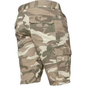 Kivotch Customized Premium Cargo Shorts For Men with 6 Pockets Solid Pattern Canvas Casual Style - Product Image 2