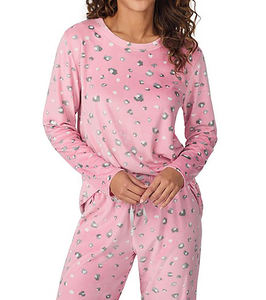 Conjunto de Pijamas Casuales para Mujer, Diseño Personalizado al por Mayor, 100% Algodón, Transpirable, Suave, de Manga Corta, Estampado Completo, Tejido de Punto - Product Image 2
