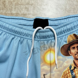 กางเกงขาสั้นรักบี้พิมพ์ลายซับลิเมชันกางเกงใส่เล่นกีฬาฟุตบอลสำหรับผู้ชายกางเกงรักบี้แบบใหม่ล่าสุด - Product Image 3