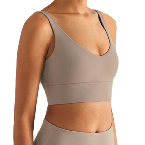 Soutien-gorge de sport à fort impact pour femmes 80% NYLON 20% SPANDEX Soutien-gorge de yoga pour l'entraînement - Product Image 2