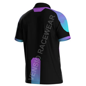 Polo imprimé à manches courtes pour homme MTB DH MX Pit Crew - Product Image 2