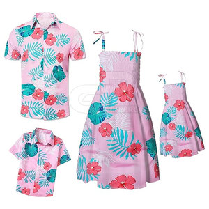 Ensemble de tenues de vacances en famille, vêtements coordonnés et assortis, conçus pour les voyages en famille, les vacances à la plage et les séances photo inoubliables - Product Image 3