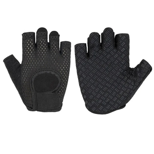 Hot Selling Half-Finger Leather <b>Fitness</b> Gloves for Weight Lifting <b>Body</b> <b>Building</b> Sports Training - Product Image 2