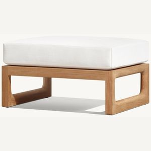 Muebles de sofá otomano de madera de teca ecológicos para uso en interiores o exteriores, bonito estilo moderno y sencillo - Product Image 3