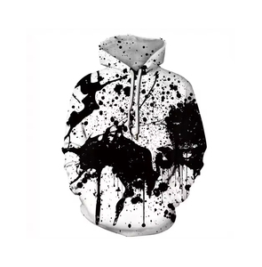 Sweatshirts à capuche personnalisés de haute qualité pour hommes broderie 3D hiver épais pull-over tenue décontracté ODM OEM - Product Image 5