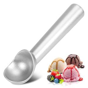 Cuchara para helado de gatillo fácil de acero inoxidable, diseño ergonómico de gran tamaño, gatillo suave duradero multifuncional para un uso sin esfuerzo - Product Image 6