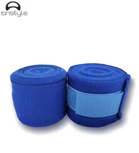 ผ้าพันชกมวยผ้าฝ้ายแท้สำหรับพันมือสำหรับพันมือชกมวยผ้าพันมือปรับแต่งความยาวโลโก้ได้ - Product Image 1