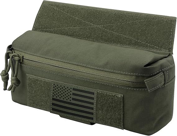 Tactical Drop Dangler Pouch PLUS1S Admin Tactical Tool Pouch for Tactical Vest Chest Rig Plate Carrier