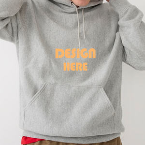 Sweat-shirt à capuche en molleton pour homme de haute qualité, personnalisé, 100% coton, écologique, fabrication au Bangladesh, nouvelle mode, gris clair, streetwear - Product Image 3