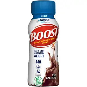 NESTLE BOOST-bebida nutritiva para adulto, óptimo, 800g, paquete de 2 con Nescafé gratis, dorado, 200g