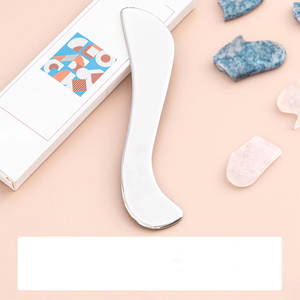 Herramienta de raspador muscular Gua Sha profesional acabado pulido acero alemán fisioterapia masaje raspador Gus Sha - Product Image 3