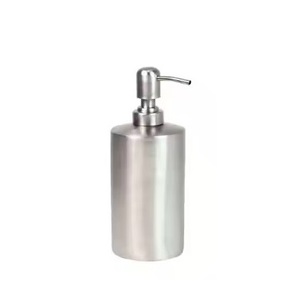 Top Quality Metal Liquid Soap & Shampoo <b>Dispenser</b> With <b>Pump</b> Silver Color Plated Attractive Look Bathroom & Washroom Accessories - Product Image 4