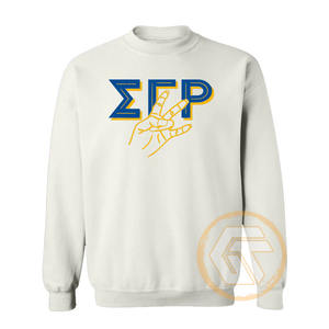 Sweat-shirt d'hiver en molleton de coton personnalisé de haute qualité Sigma Gamma Rho, veste à capuche brodée sur le devant, pour femmes, sororité grecque - Product Image 6