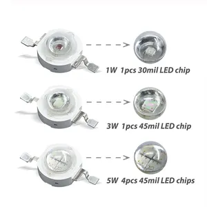 Epistar daya tinggi manik <span class=keywords><strong>LED</strong></span> beads 0.75W 1W 3W 5W RGB merah hijau biru Pink ungu manik <span class=keywords><strong>led</strong></span> - Product Image 2