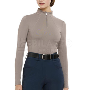 Couche de base d'équitation pour femmes de haute qualité en gros produits de cheval évacuant l'humidité à faible quantité minimale de commande - Product Image 3