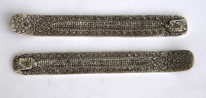 Quemador de incienso japonés de Metal blanco, pluma de pájaro largo, ala de paloma tallada, diseño hecho a mano para recogedor de cenizas, primavera de incienso - Product Image 2