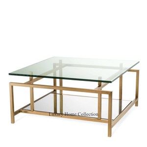 Octagonal Shape Home Decorative Side <b>Table</b> <b>Tall</b> Size Drinkable <b>Table</b> Gold Color Stainless Steel Shiny Polished Admirable Look - Product Image 6