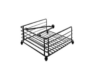 Metal Iron <b>Silver</b> Black Paper <b>Napkin</b> Holder Rack for Restaurant Table - Product Image 1