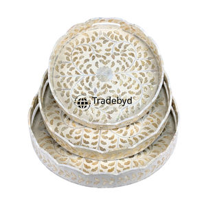 ถาดไม้ถูพื้นพร้อมดีไซน์สุดหรูถาดตกแต่งทำมือสวยงามสำหรับการตกแต่งภายในบ้านอย่างมีสไตล์ - Product Image 5