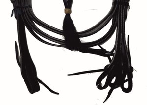 Têtière occidentale de haute qualité avec rênes, en cuir DD tricoté à la main, durable et belle décoration en cuir brut - Product Image 3