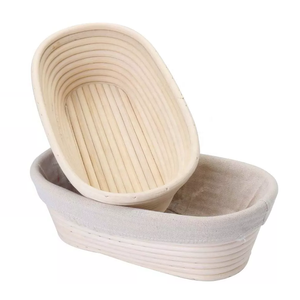 Baneton-cesta de mimbre para hornear pan, forma Rectangular, tamaño de 30x25x8 cm, venta al por mayor, 2022 - Product Image 5