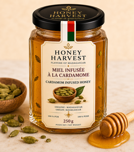 Miel de Niaouli Honey Harvest 250g Pura de Madagascar en Envase de Frasco de Vidrio - Product Image 3