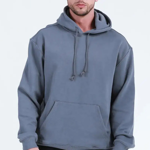 Venta caliente logotipo personalizado de gran tamaño 460gsm todos los colores deportes cremallera Sudadera con capucha Unisex Sudadera con capucha bordado serigrafía sudaderas con capucha hombres - Product Image 2