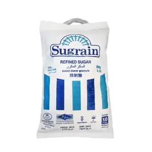Белый сахарный песок, рафинированный сахар Icumsa 45 белый suger