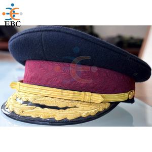 Casquette de sécurité noire OEM, casquette de sécurité, 100% laine, unie, tailles et couleurs personnalisées disponibles, vente en gros - Product Image 2