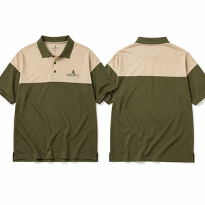 ONE APEX Men's Olive Green Beige Color Regular Fit for <b>Shirt</b> 250 GSM <b>Polyester</b>/Cotton Premium Breathable Solid Pattern <b>T</b>-<b>Shirt</b> - Product Image 4